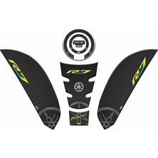 Gogo Premium Yamaha R7 2021 - 2024 Uyumlu Tank Pad Set 007