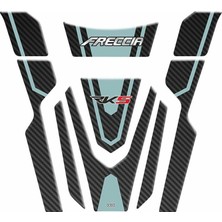Gogo Premium Rks Freccia 150 cc 2022 - 2024 Uyumlu Tank Pad Set 004