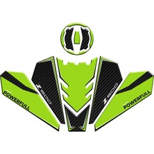 Gogo Premium Kawasaki Z500 2025 Uyumlu Tank Pad Set 003