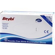 Freedom Books Pudrasız Mavi Nitril Eldiven Orta (M) - 100 Adet
