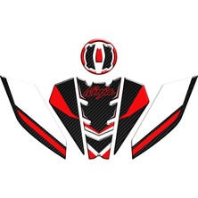 Gogo Premium Kawasaki Ninja 500 2025 Uyumlu Tank Pad Set 002