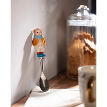 Madame Coco Paddington Ayı Bear Kaşık - Somon/mavi