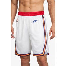 Nike Golden State Warriors Hardwood Basketball Shorts Erkek Basketbol Şortu Beyaz