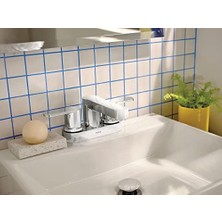 Freedom Books 84015 Laris Iki 4 " Modern Banyo Bataryası, 2 Kulplu, Krom