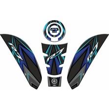 Gogo Premium Yamaha R7 2021 - 2024 Uyumlu Tank Pad Set 004