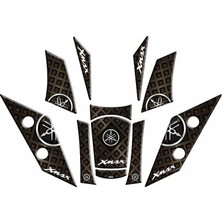 Gogo Premium Yamaha Xmax 2018 - 2022 Uyumlu Tank Pad Set 004