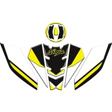 Gogo Premium Kawasaki Ninja 500 2025 Uyumlu Tank Pad Set 001