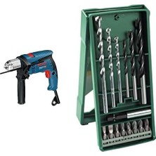 Freedom Books Professional Darbeli Matkap Gsb 13 Re (600 W) + Matkap Ucu ve Vidalama Seti, 15 Adet