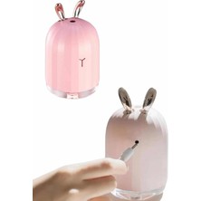 TeknoKapsül Aromaterapi Hava Nemlendirici Dekoratif USB Şarjlı Tavşan Nemlendirici