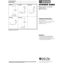 Freedom Books U4999-RB Duş Kolu ve Flanşı, Venedik Bronz 22,8 x 7,3 x 22,8 cm