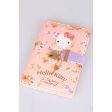 x Dekomus Lisanslı Hello Kitty Secret Garden Edition A6 Kilitli Hatıra Defteri / Günlük