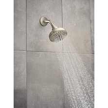 Freedom Books 200W0SRN Hydro Energetix Sekiz Fonksiyonlu 12,7 cm Çapında Püskürtme Başlığı Standart, Fırçalanmış Nikel