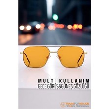 Pileli Store Hsnet Gece Sürüş Görüş Parlama Önleyici Gece Gözlüğü Sis Far Işık Önleyici Anti-Fog G�