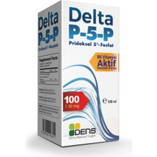 Dens Delta Naturel Delta P5P B6 Vitamini Piridoksal 5`- Fosfat (Pyridoxal 5’-Phosphate, P-5-P) Aktif Koenzim Formu