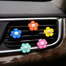 DecoVera Otomobil Klima Süsü Papatya Araç Içi Aksesuar 3 Adet