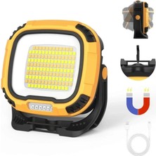 TeknoKapsül Wison WS-582 Özellikli Tripod Bağlantılı Mıknatıslı 3500 Lümen USB Şarjlı Çalışma Feneri