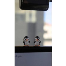 DecoVera Mini Sevimli Penguen Araç Içi Süsü, Masa Dekoru, Tatlı Dekor, Klima Süsü, Minik Dekor,3 Adet
