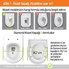 Freedom Books Visam Mimoza Çoçuk Adaptörlü Yavaş Kapanır Termoplast Klozet Kapağı