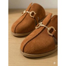 Tarçın Ayakkabı Hakiki Deri Kadın Deri Terlik TRC181-0823