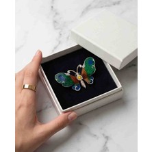 Noshnosh Zirkon Taşlı Tasarım Broş