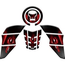 Gogo Premium Honda Msx 2014 - 2022 Uyumlu Tank Pad Set 008
