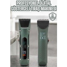 TeknoKapsül Tıraş Makinesi Dijital Göstergeli Turbo Motor Paslanmaz Çelik