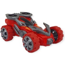 TeknoKapsül Sürtmeli Pervaneli Araba - 2023-1 - Kırmızı (Lisinya)