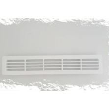 Freedom Books Havalandırma Izgarası, Kapı, Dolap Için Dekoratif Havalandırma Kapağı, Beyaz Menfez