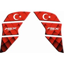 Gogo Premium Honda Msx 2014 - 2022 Uyumlu Yan Pad 009