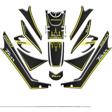 Gogo Premium Yamaha Tmax 560 2019 - 2021 Uyumlu Tank Pad Set 003