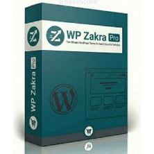 Wp Zakra Pro Wordpress Teması / Ömür Boyu Lisans