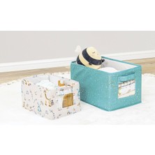 TeknoKapsül Baby 2'li Pencereli Düzenleyici Çok Amaçlı Organizer Kutu (Yeşil) ( )