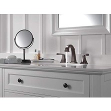 Freedom Books Dryden Yaygın Banyo Bataryası, Banyo Bataryası 3 Delikli, Yağ Ovuşturdu Bronz Banyo Lavabo Bataryası, Metal Tahliye Montajı, Venedik Bronz 3551-RBMPU-DST