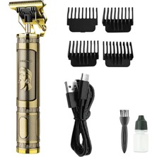 TeknoKapsül PS-033 Çelik Kasa Profesyonel T-Bıçak Saç Sakal Çizim Tıraş Makinesi