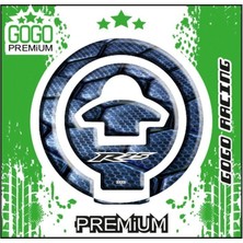 Gogo Premium Yamaha R25 2014 - 2018 Uyumlu Depo Kapak Pad 003