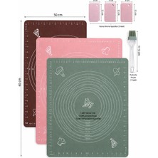 Evolis Kitchen 5 Parça Hamur Açma SETI(1ADET Hamur Matı-Yumurta Fırçası-3parça Hamur Kesme Aparatlarııh