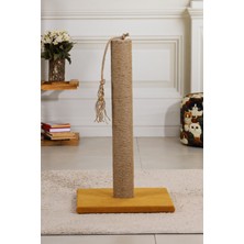 Pechi Ahşap Kedi Tırmalama Tahtası 60 cm