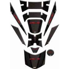 Gogo Premium Honda Pcx 2018 - 2020 Uyumlu Tank Pad Set 003