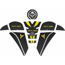 Gogo Premium Yamaha Mt-25 2020 - 2024 Uyumlu Tank Pad Set 009