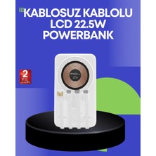 M Merc Giyim Çoklu Kablo Çıkışlı Taşınabilir Powerbank Kompakt Tasarım