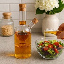 Bauer Tools Üç Bölmeli Çift Hazneli Cam Yağdanlık & Sirkelik – 260 ml Zarif Tasarım