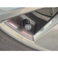 YSN Sounds Toyota Sibop Kapağı , Toyota Araç Lastik Sibop Kapağı , Toyota Araç Tekerlek Sibop Kapağı - 4 Adet