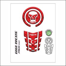 Gogo Premium Honda Msx 2014 - 2022 Uyumlu Tank Pad 009