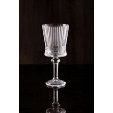 PLT Design Heren 6'lı Kristal Ayaklı Kahve Yanı Su ve Meşrubat Bardağı 140ML