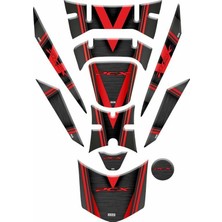 Gogo Premium Honda Pcx 2018 - 2020 Uyumlu Tank Pad Set 001