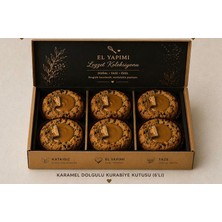 Lotus Karamel Dolgulu Cookie Kutusu (6’lı) – El Yapımı Gurme Tatlı