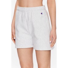 Champion Champion Minimal Reverse Weave Reguler Fit Sports Kadın Polar Şort Gri