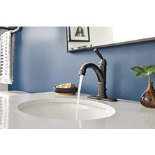 Freedom Books Westchester Tek Delikli Banyo Bataryası Yağla Pürüzlü Bronz, Tek Saplı Banyo Bataryası, Tahliye Montajı, Yağla Pürüzlü Bronz P1523LF-OB