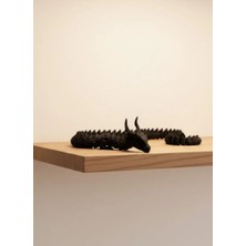 M Merc Giyim Siyah Hareketli Ejderha