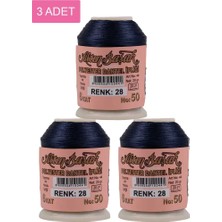 Royaleks Group 3 Adet Altınbaşak Oya ve Dantel Ipi 20 gr - Royaleks - No: 028